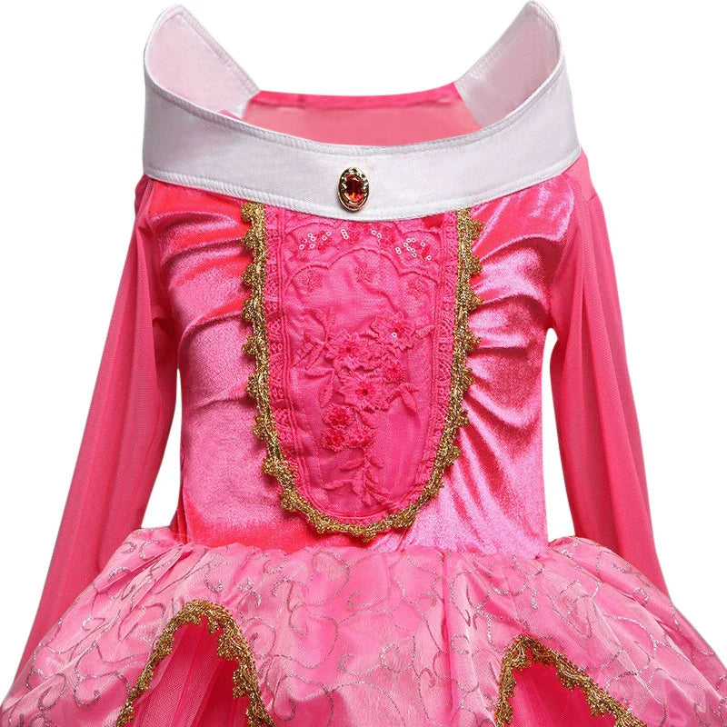 Enchanted Pink Party Dress with Accessories