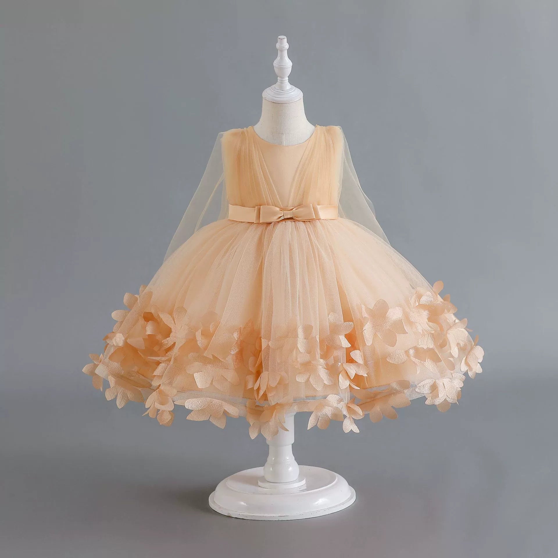 Tulle Flowers Children's Party Dress