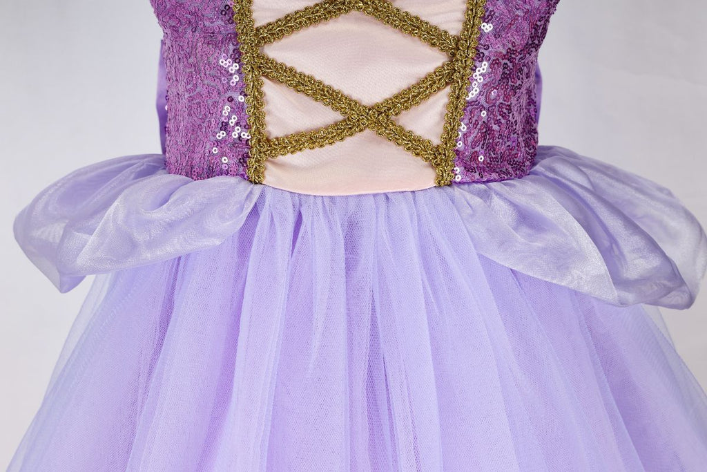 Sparkly Purple Party Dress