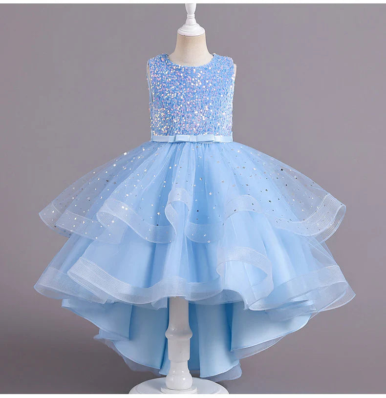 Shiny Layered Children's Dress