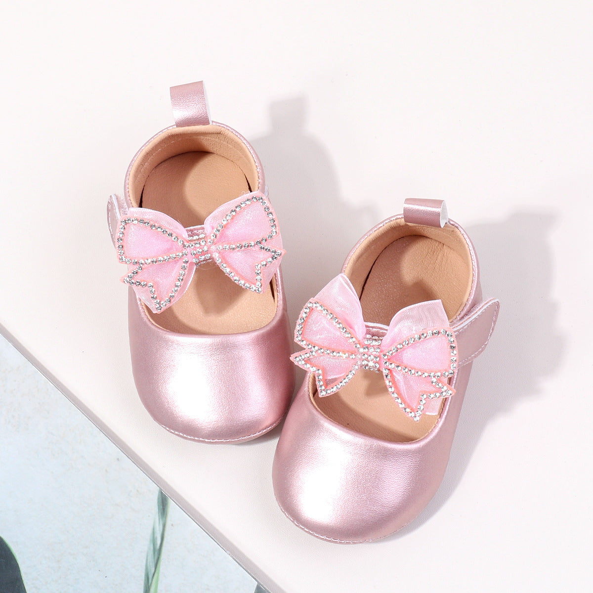 Scarpa stringata lucida per bambini