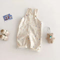 Children Clothes Fashion Overalls Polka Dot Striped Jumpsuits Rompers