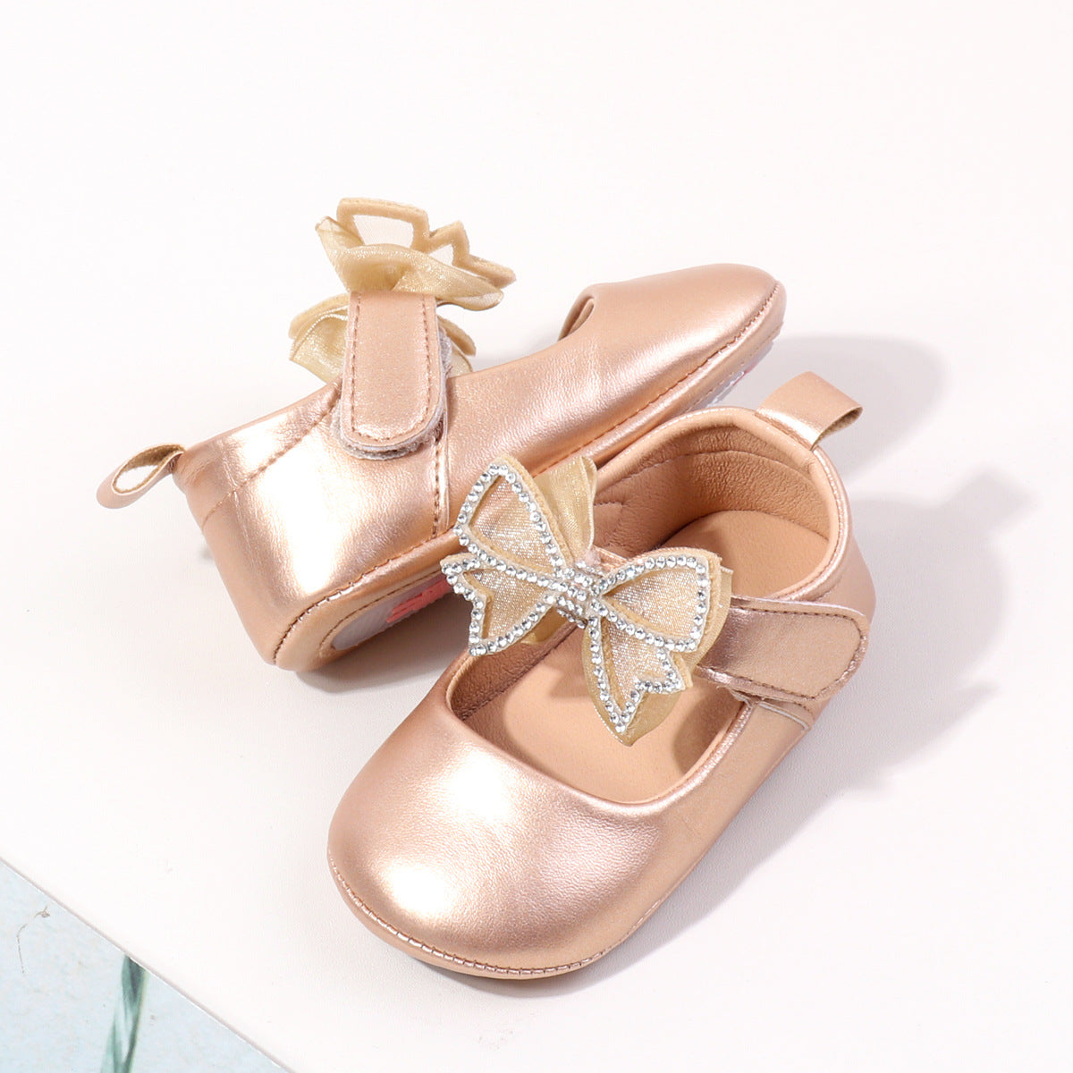Scarpa stringata lucida per bambini