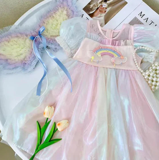 Children's Rainbow Wings Dress
