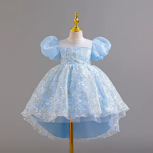 Abito floreale vivace da bambina