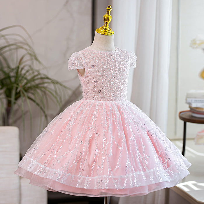 Bright Pink Children's Party Dress