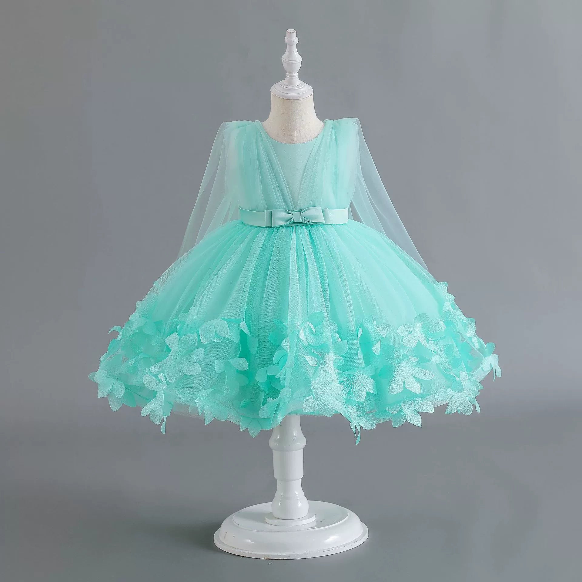 Tulle Flowers Children's Party Dress