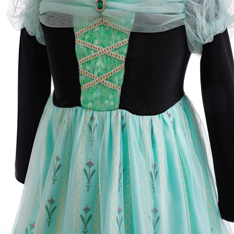 Party Dress with Sleeves and Sparkles