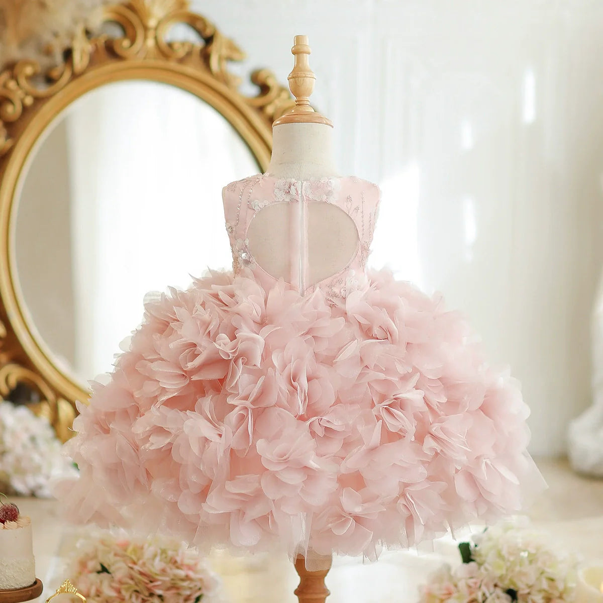 Floral Embroidered Party Dress