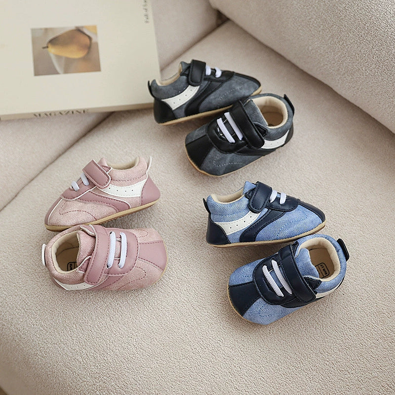Scarpine morbide per bambini con strappo