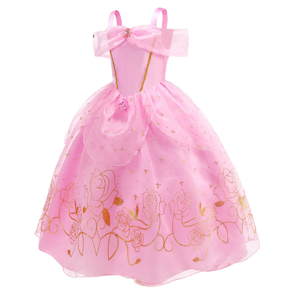 Pink Children's Dress with Accessories
