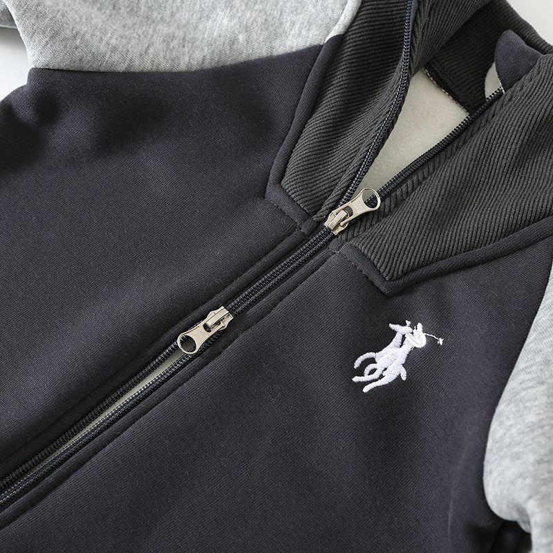 Children's Jumpsuit with Zipper - Polo