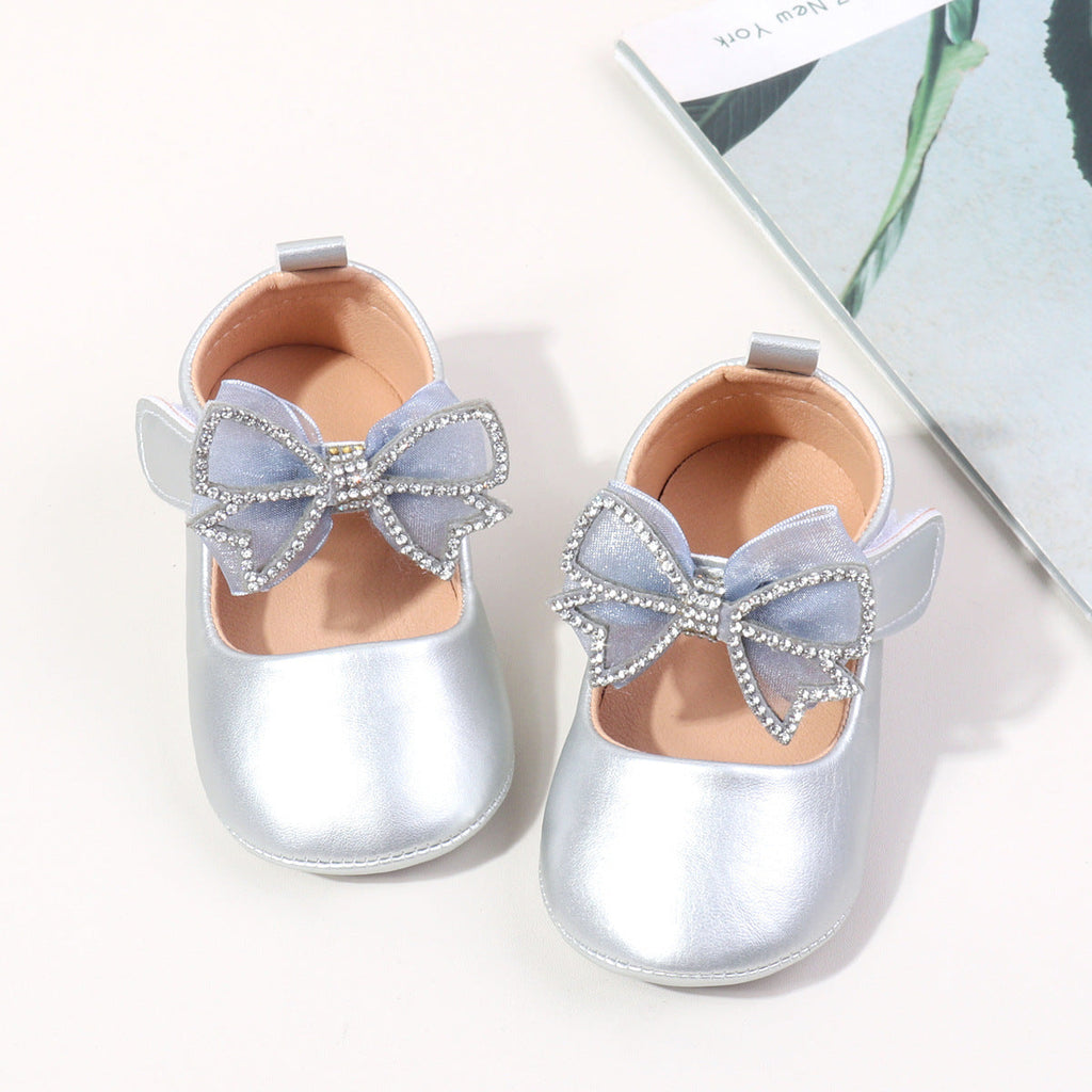 Scarpa stringata lucida per bambini
