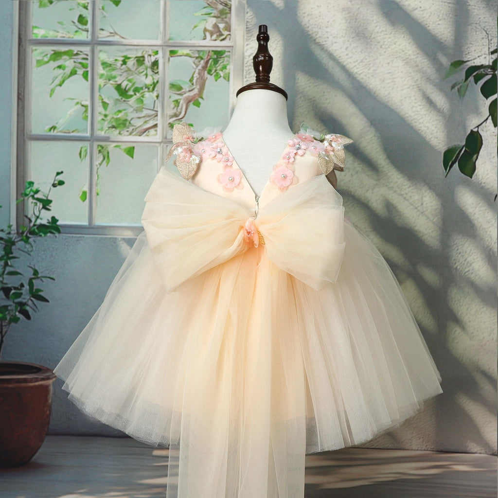 Children's Party Dress with Flowers