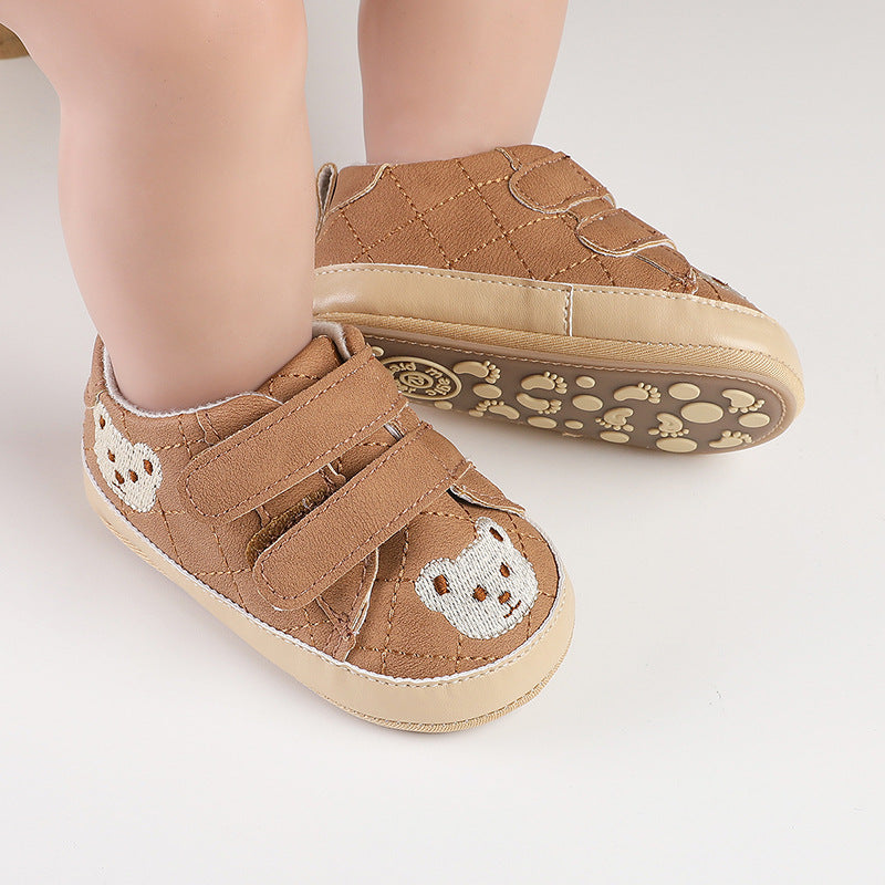 Velcro Teddy Bear Children's Sneakers