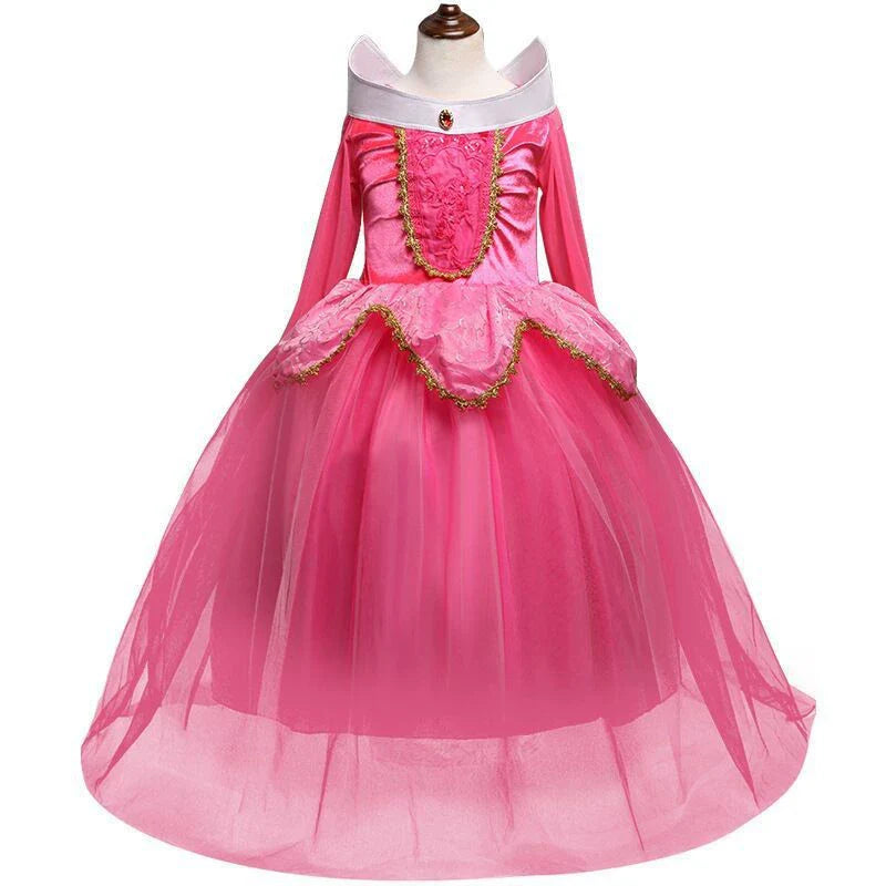 Enchanted Pink Party Dress with Accessories