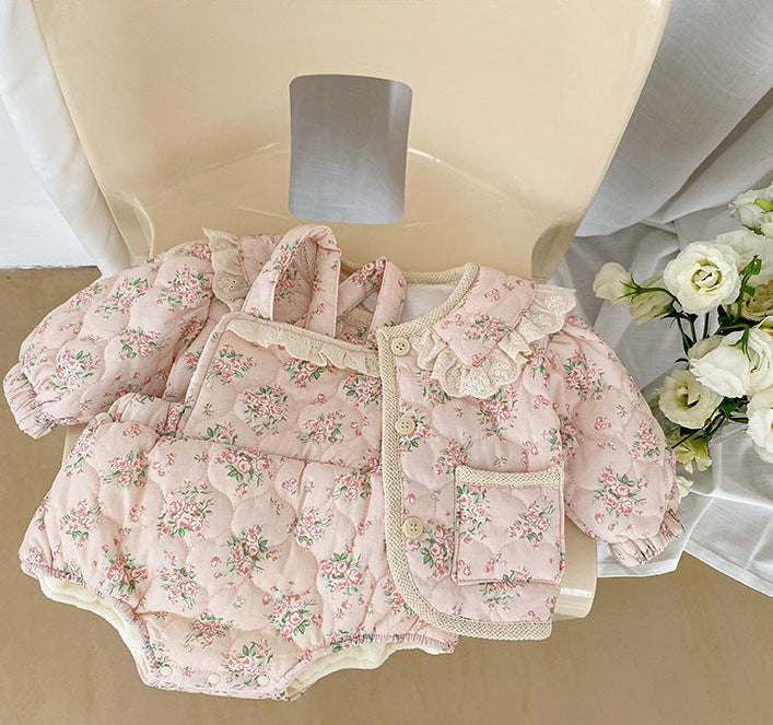 Pink Floral Children's Set 2 pieces