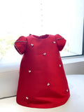 Children's Dress Hearts and Pearls