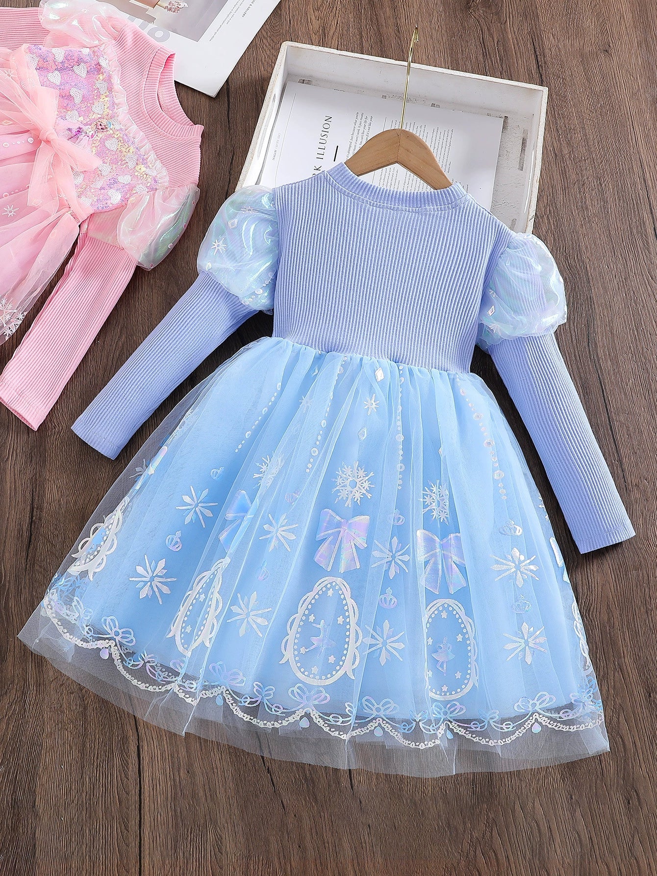 Children's Tulle Dress with Bows