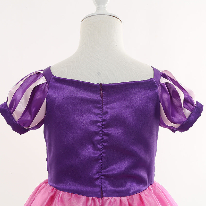 Pink Party Dress with Accessories