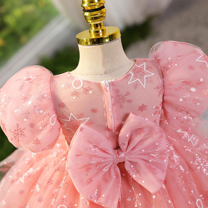 Children's Tulle Party Dress with Stars