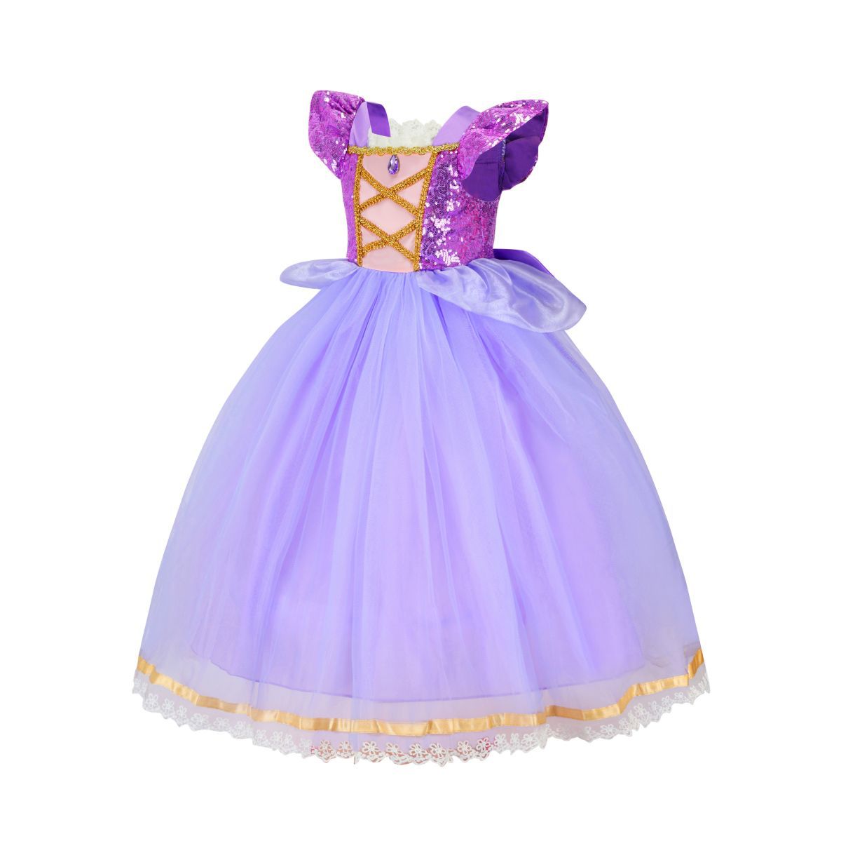Sparkly Purple Party Dress