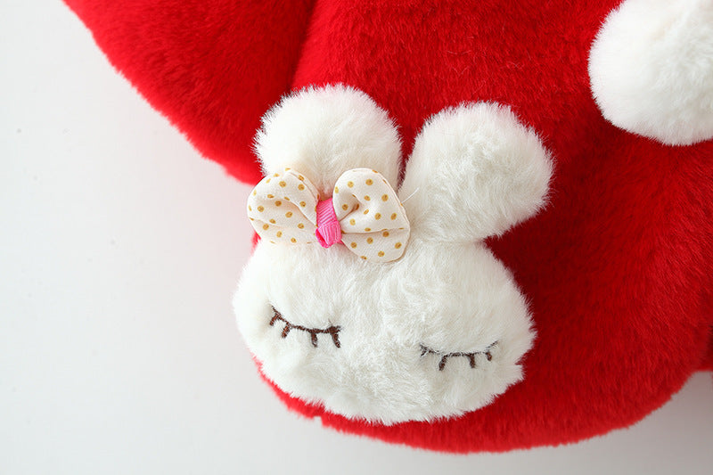 Children's Jacket with Bunny Pom-Poms