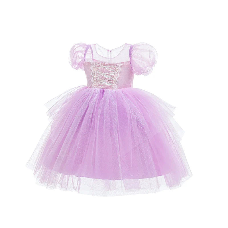 Purple Party Dress + Accessories