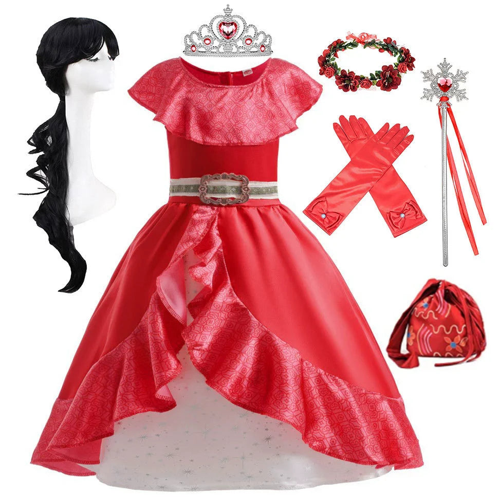 Red Party Dress + Accessories