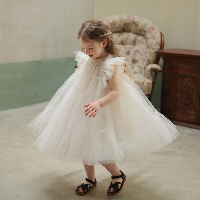 Children's White Tulle Dress