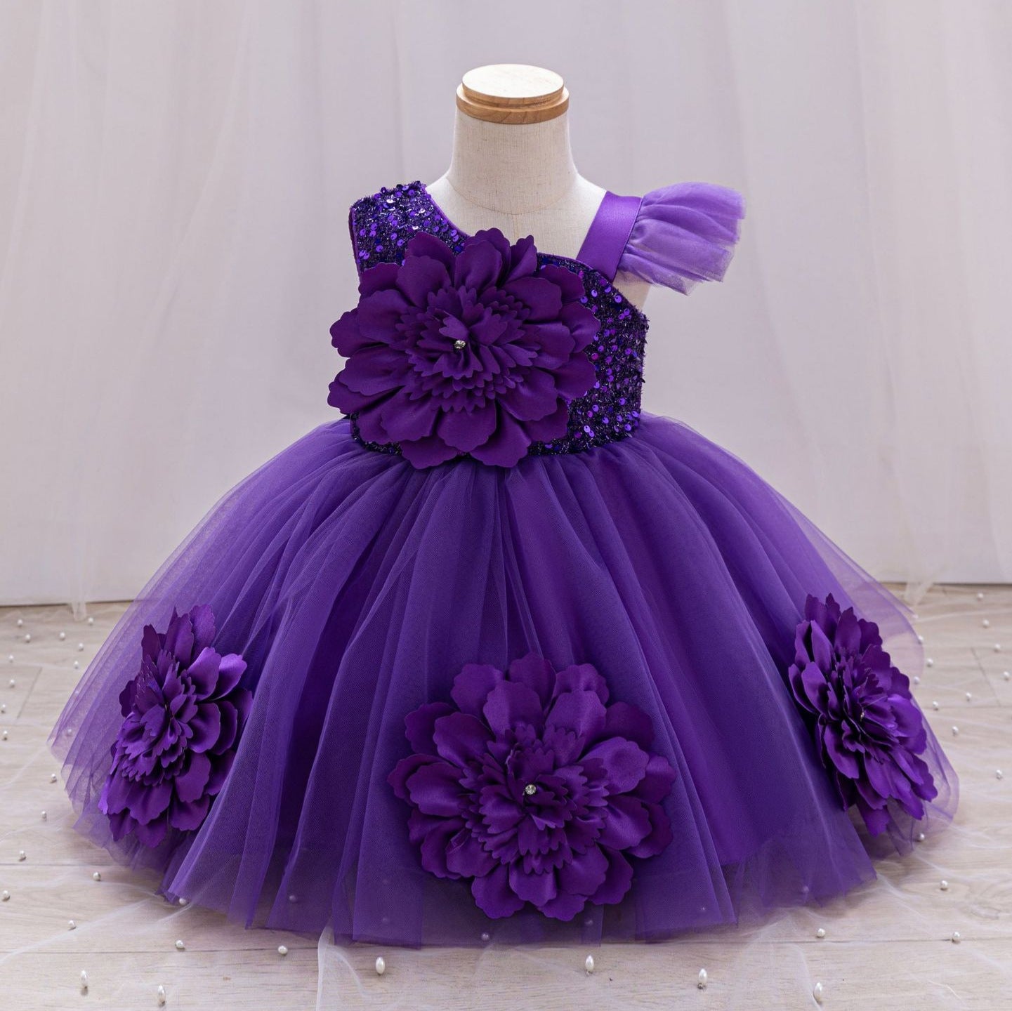 Children's Party Dress Flowers