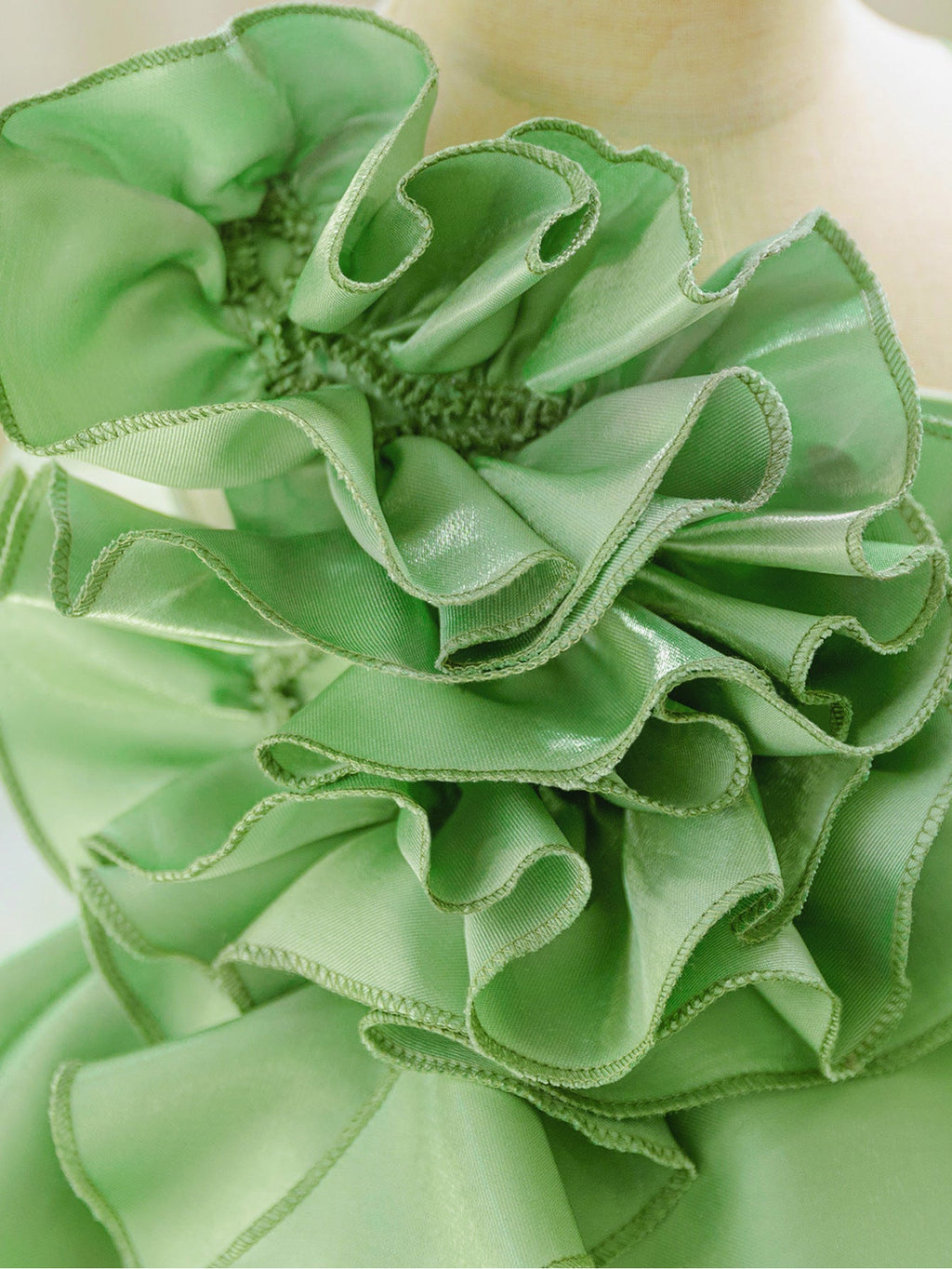 Flowers Puffy Children's Party Dress