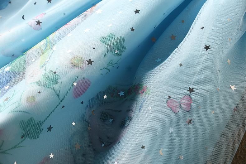 Children's Dress with Little Stars and Tulle