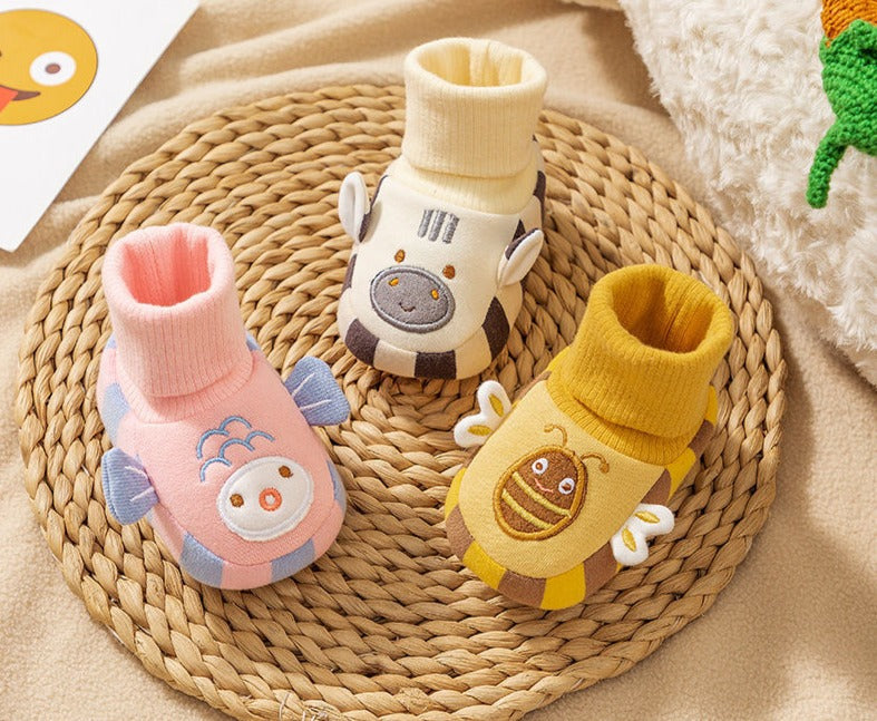 Scarpe per bambini animali invernali