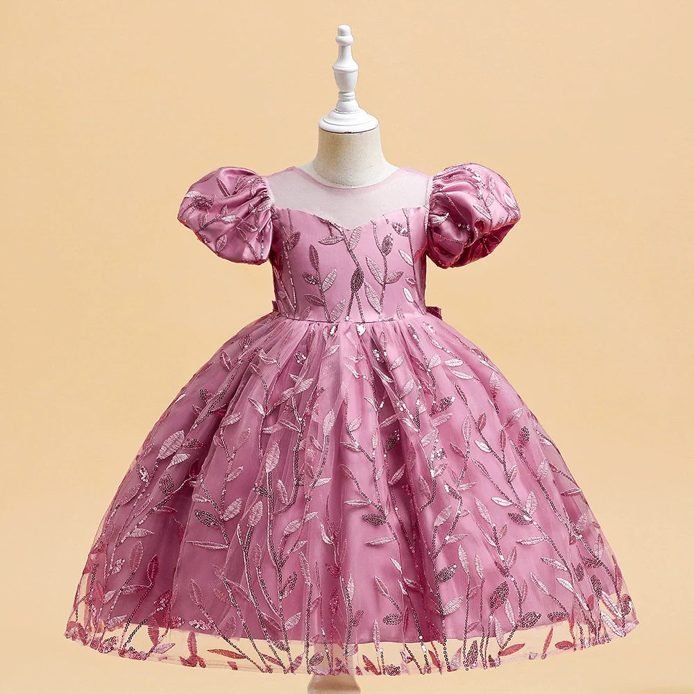 Floral Kids Party Dress