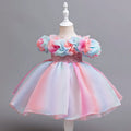 Colors Puffy Children's Party Dress