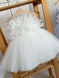Tulle Flowers Children's Party Dress