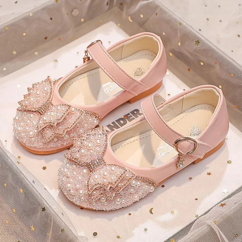Children Princess Shoes Glitter Party Wedding Shoes