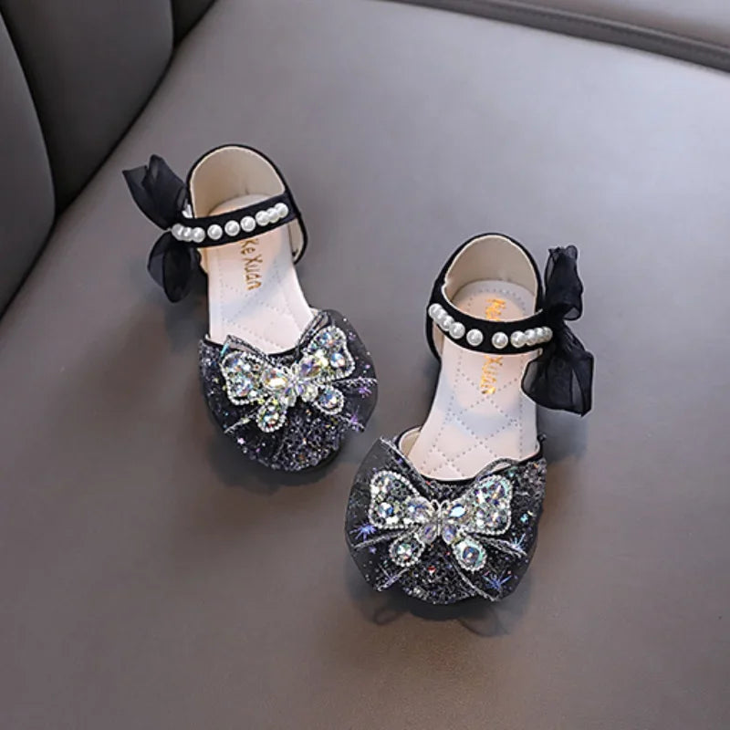 Girl Shoes Sweet Children's Causal Leather Shoes