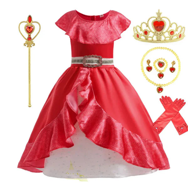 Red Ruffled Dress