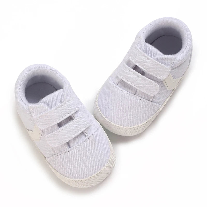 Classic Canvas Baby Sneakers  Comfortable Sports Footwear