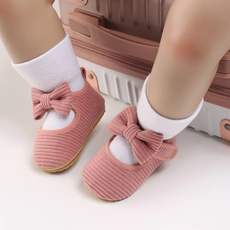Spring and Autumn StyleBaby Shoes Bow Tie Soft Soled