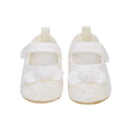 Baby Girls Shoes Non-Slip Soft Soled Lace Bowknot Flats Toddler First Walker