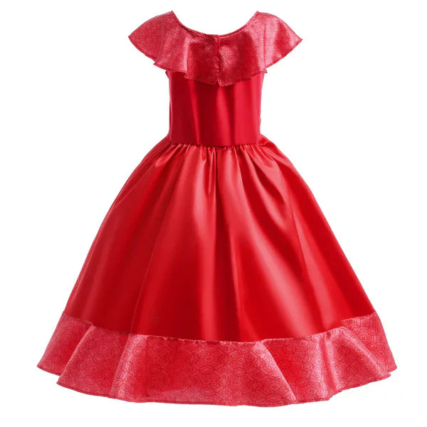 Red Ruffled Dress