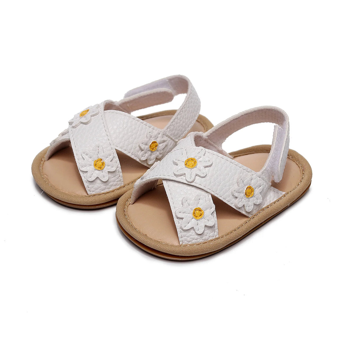 Infant Baby Girls Anti-slip Flat Shoes Floral