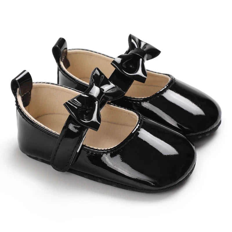 Baby Girl Shoes Bowknot Flats Soft Sole