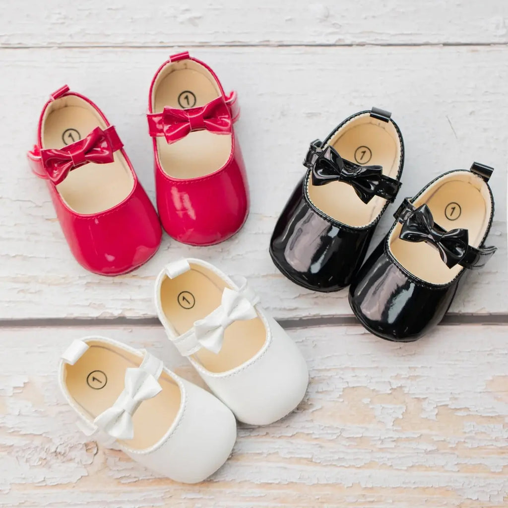 Baby Girls Shoes Bowknot Princess Dress Shoes