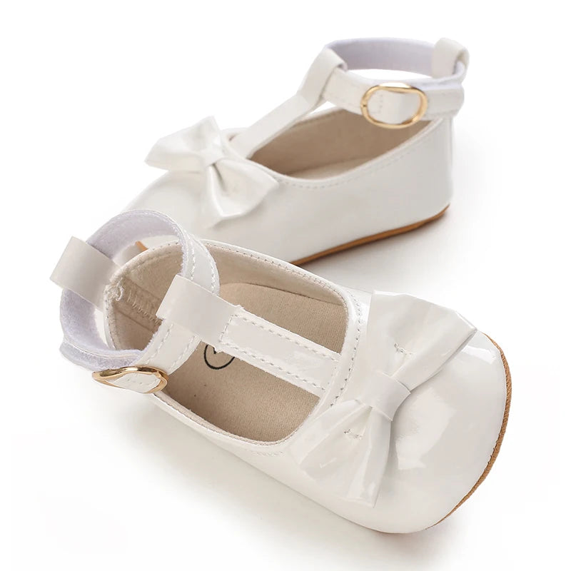 Fashion PU Leather Baby Princess Shoes