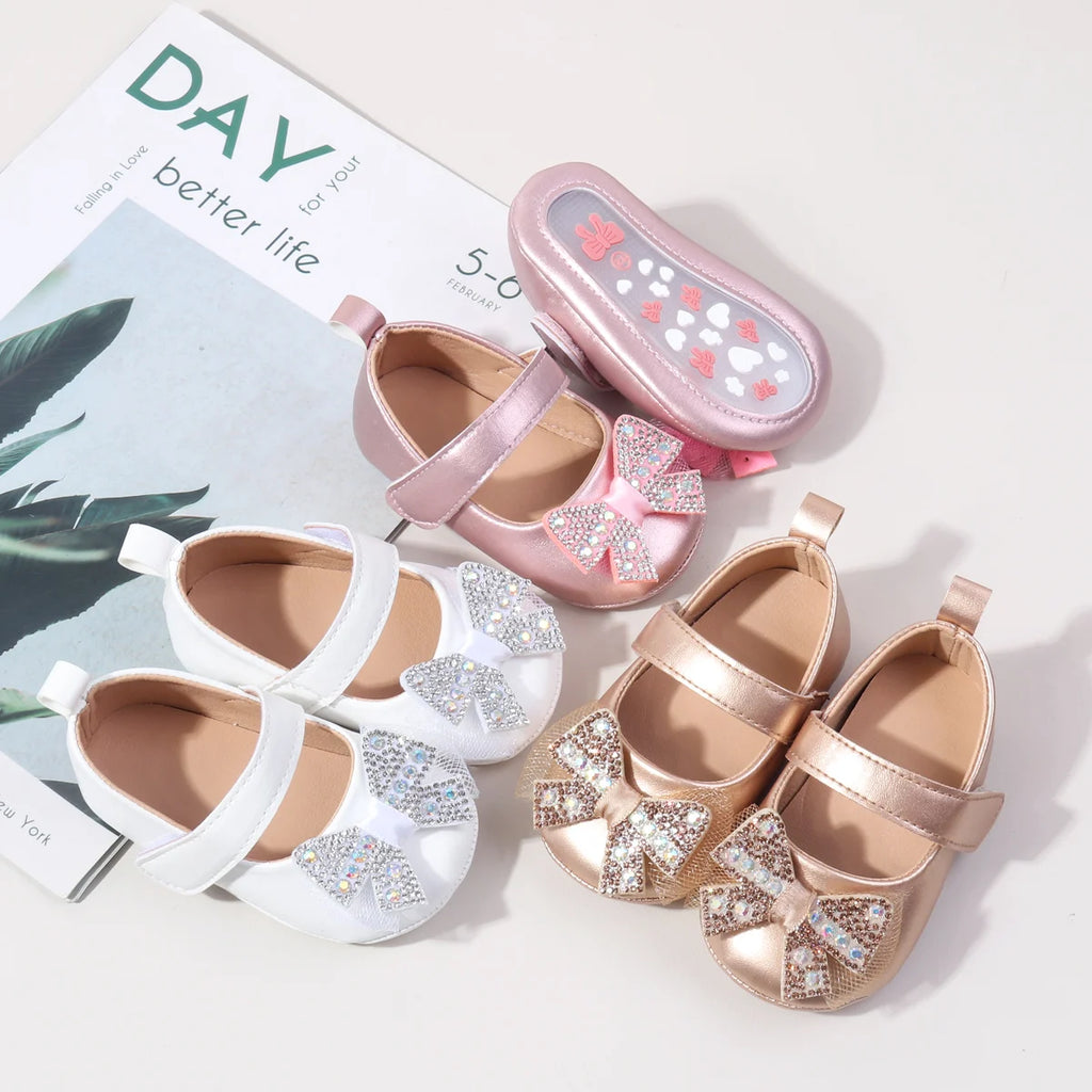 Hot Selling Baby Girls 0-18M Princess Toddler Shoes
