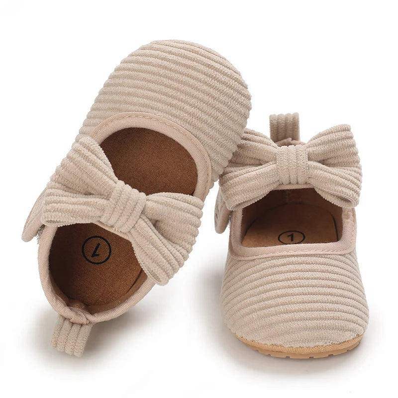 Spring and Autumn StyleBaby Shoes Bow Tie Soft Soled